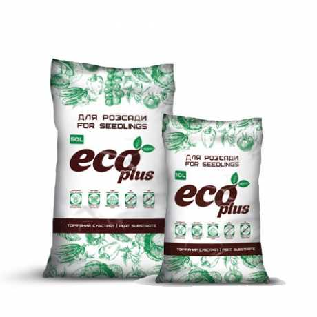 Торф'яний субстрат для розсади 10л, eco plus