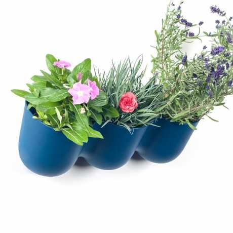 Горщик для декорації стін 1.8лх3, (ID:3N01) l44хd14хh15см